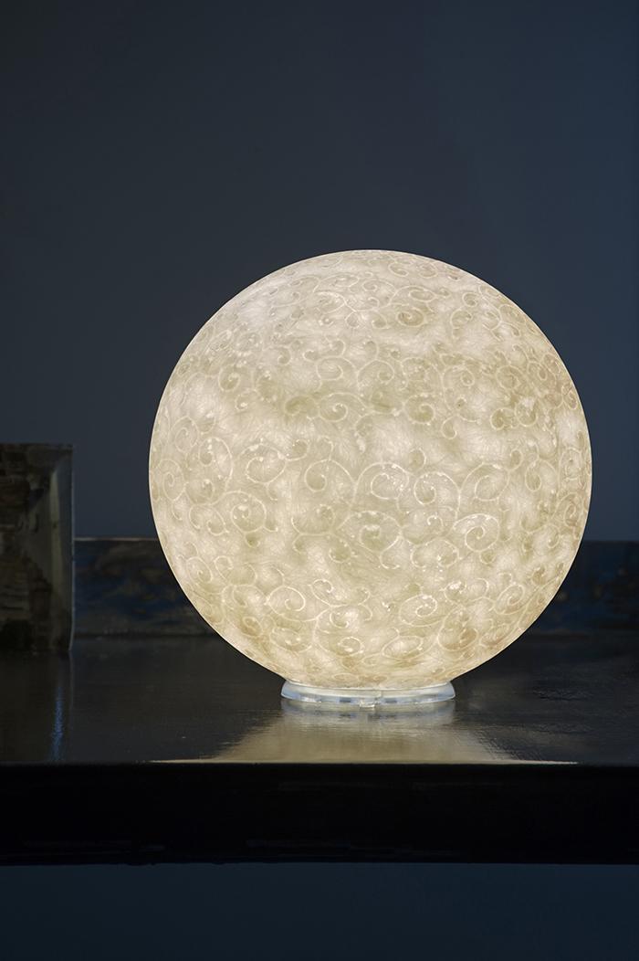 Table Lamp T.Moon 2 Liberty In-Es Artdesign Collection Luna Color White Size  Diam. Ø 35 Cm